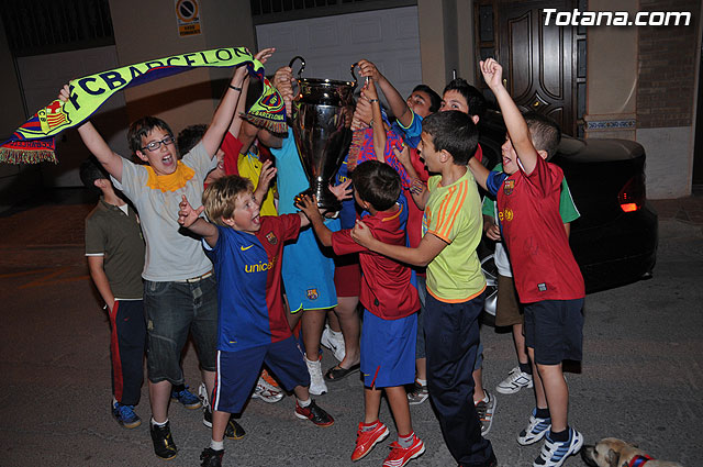 Celebracin del triunfo del Bara en la Liga de Campeones - 30