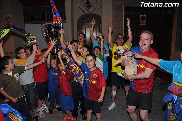 Celebracin del triunfo del Bara en la Liga de Campeones - 32