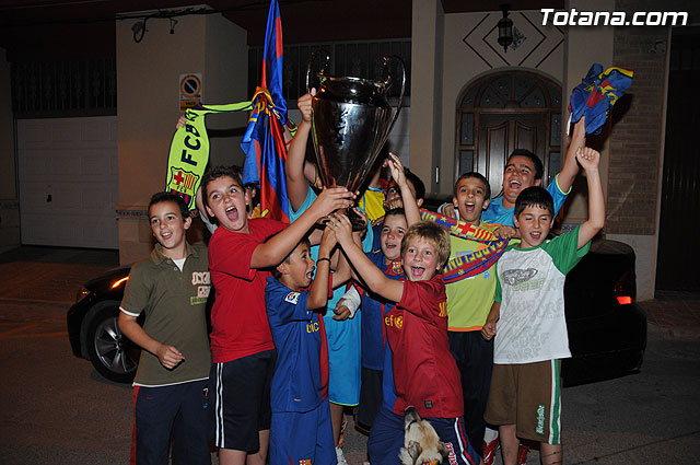 Celebracin del triunfo del Bara en la Liga de Campeones - 33