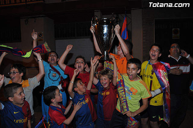 Celebracin del triunfo del Bara en la Liga de Campeones - 34