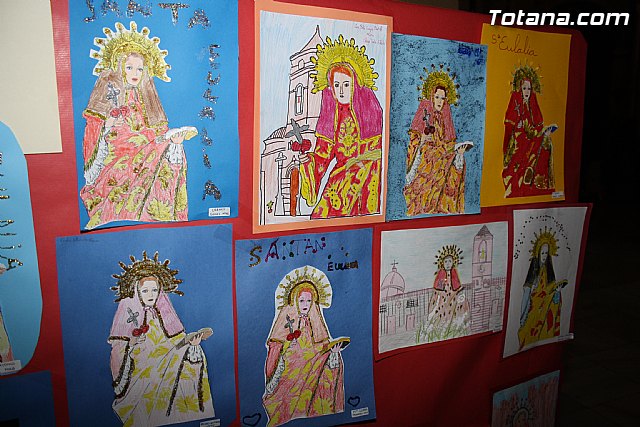 Exposicin de trabajos de dibujo y redaccin sobre Santa Eulalia 2010 - 2
