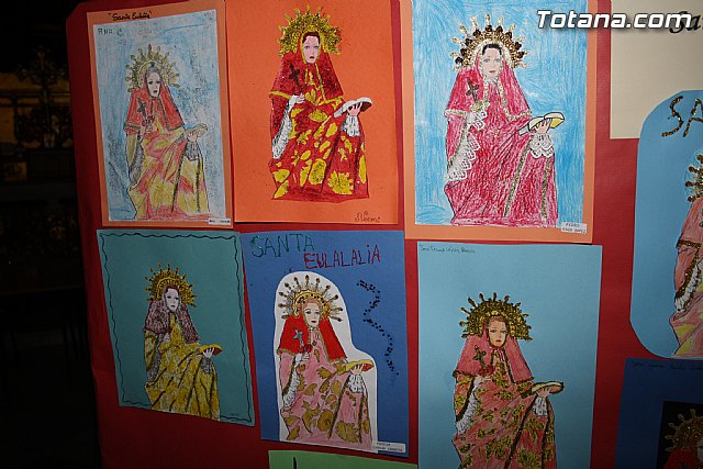 Exposicin de trabajos de dibujo y redaccin sobre Santa Eulalia 2010 - 3