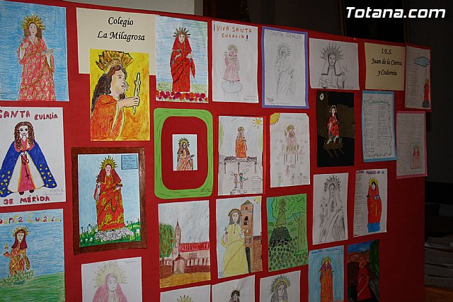 Exposicin de trabajos de dibujo y redaccin sobre Santa Eulalia 2010 - 19