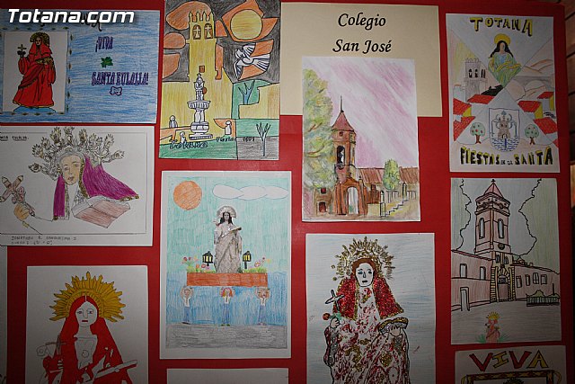 Exposicin de trabajos de dibujo y redaccin sobre Santa Eulalia 2010 - 22