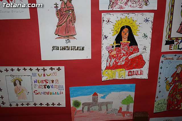 Exposicin de trabajos de dibujo y redaccin sobre Santa Eulalia 2010 - 23