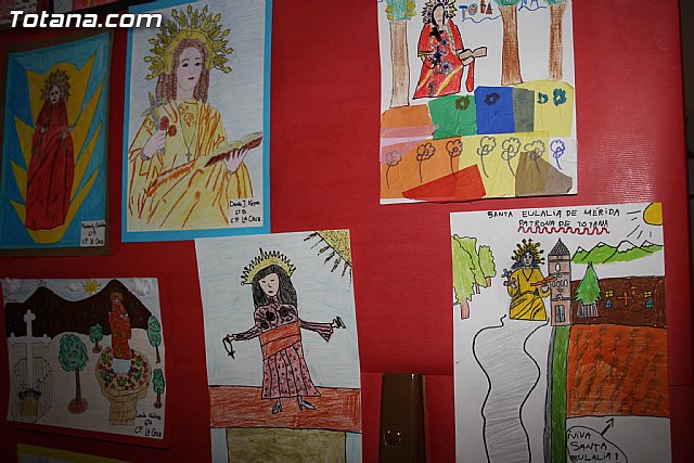 Exposicin de trabajos de dibujo y redaccin sobre Santa Eulalia 2010 - 31
