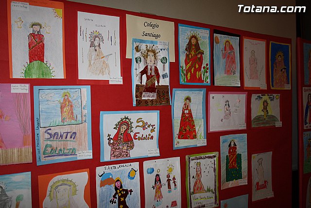 Exposicin de trabajos de dibujo y redaccin sobre Santa Eulalia 2010 - 38