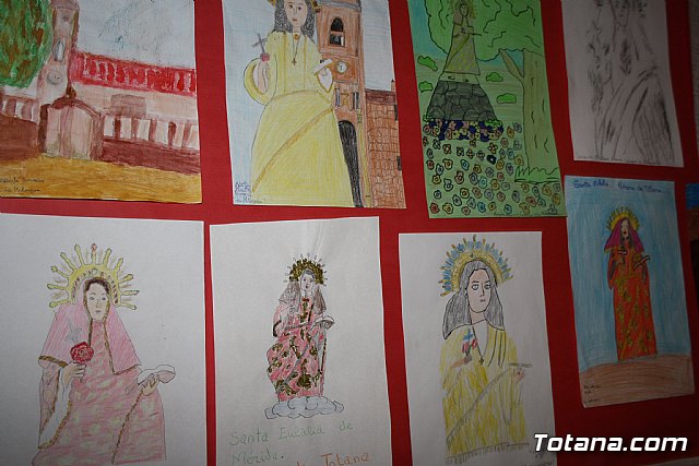 Exposicin de trabajos de dibujo y redaccin sobre Santa Eulalia 2010 - 49