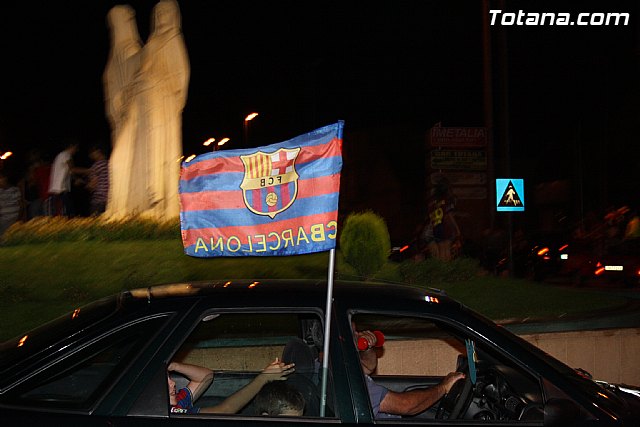 Celebracin de la victoria del FC Barcelona frente al Manchester en la final de la Liga de Campeones - 32