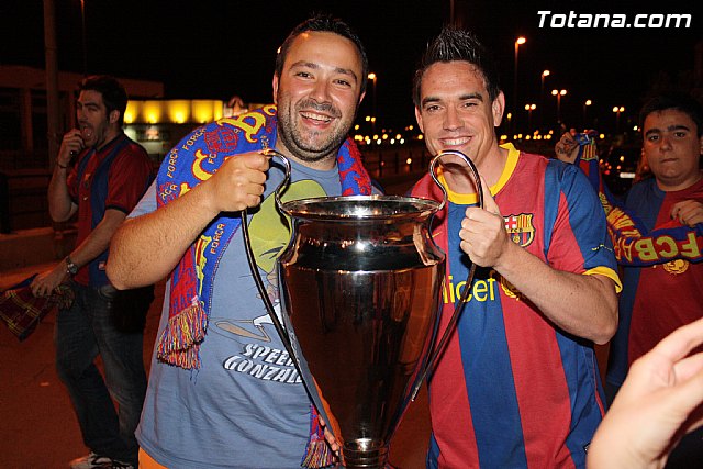 Celebracin de la victoria del FC Barcelona frente al Manchester en la final de la Liga de Campeones - 36