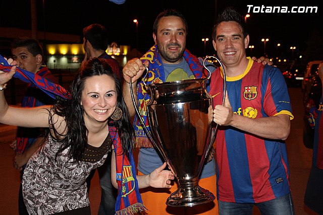 Celebracin de la victoria del FC Barcelona frente al Manchester en la final de la Liga de Campeones - 37