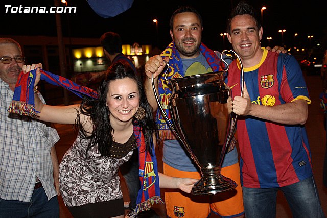 Celebracin de la victoria del FC Barcelona frente al Manchester en la final de la Liga de Campeones - 38