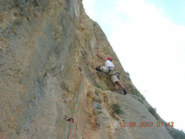 Jornada de escalada pared sur de Leiva - 32