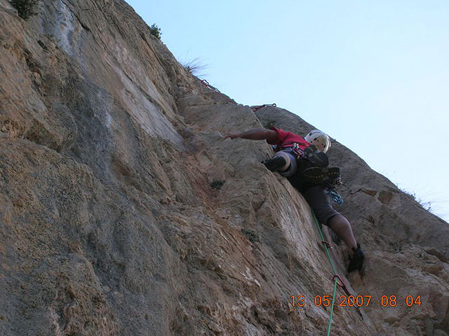 Jornada de escalada pared sur de Leiva - 34
