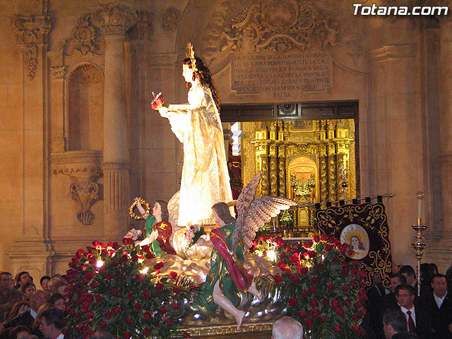 TRASLADO PROCESIONAL de la imagen de Santa Eulalia desde la Ermita de San Roque a la Parroquia de Santiago - 171