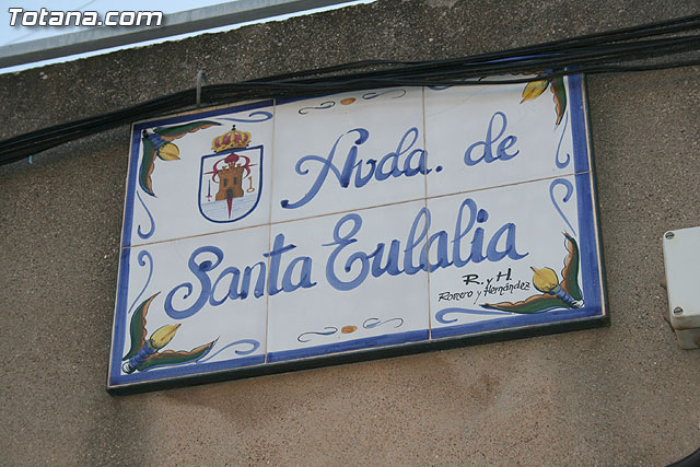 TRASLADO DE SANTA EULALIA - SAN ROQUE - PARROQUIA DE SANTIAGO - 2009 - 5